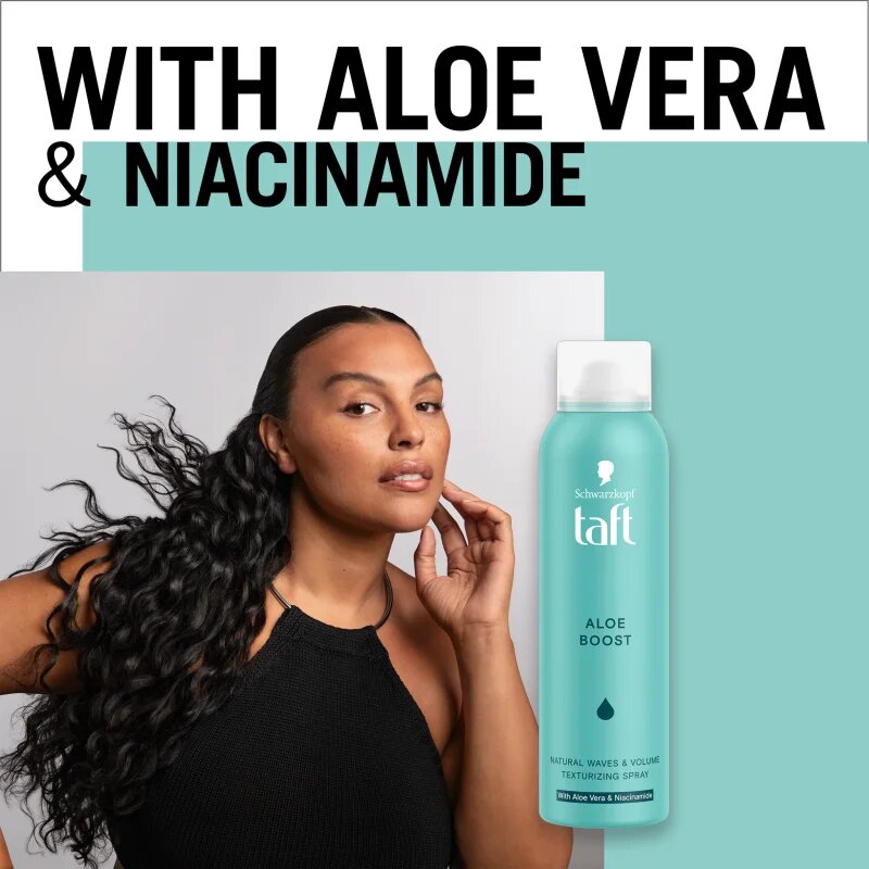 Schwarzkopf Taft Aloe Boost suchý texturizační sprej 150 ml