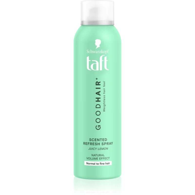Schwarzkopf Taft Good Hair osvěžující sprej pro jemné až normální vlasy vůně Juicy Lemon 150 ml