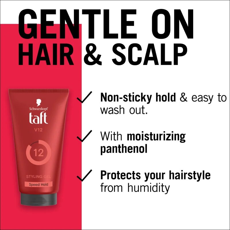 Schwarzkopf Taft Men gel na vlasy se silnou fixací 150 ml