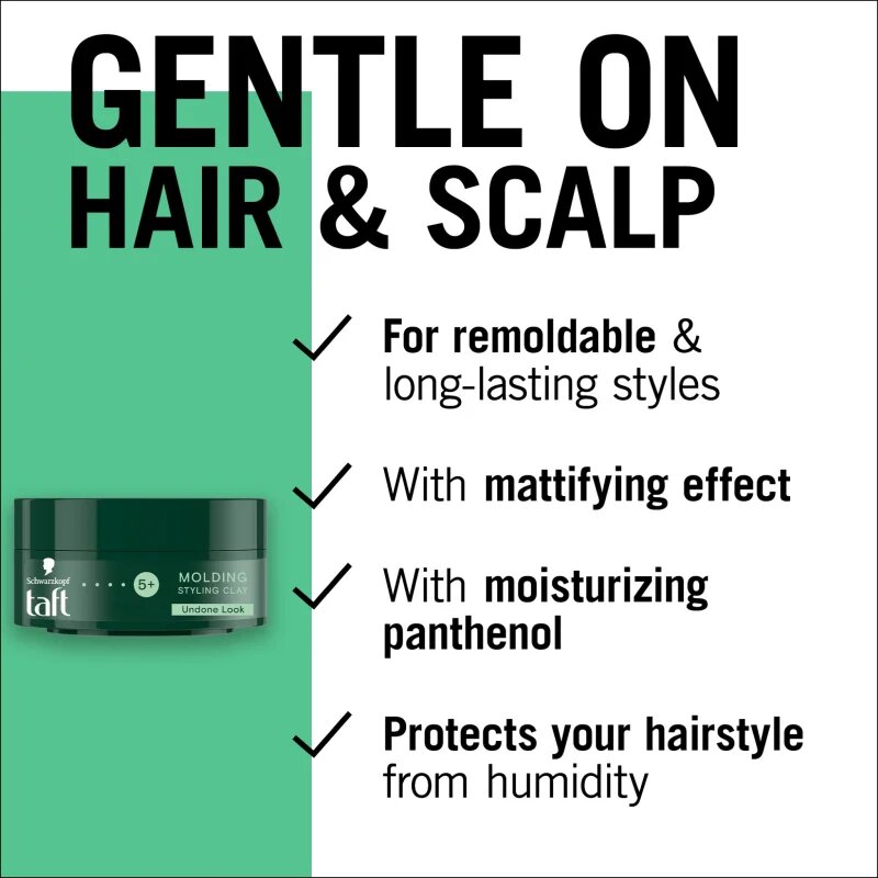 Schwarzkopf Taft Molding stylingová hlína s extra silnou fixací 75 ml