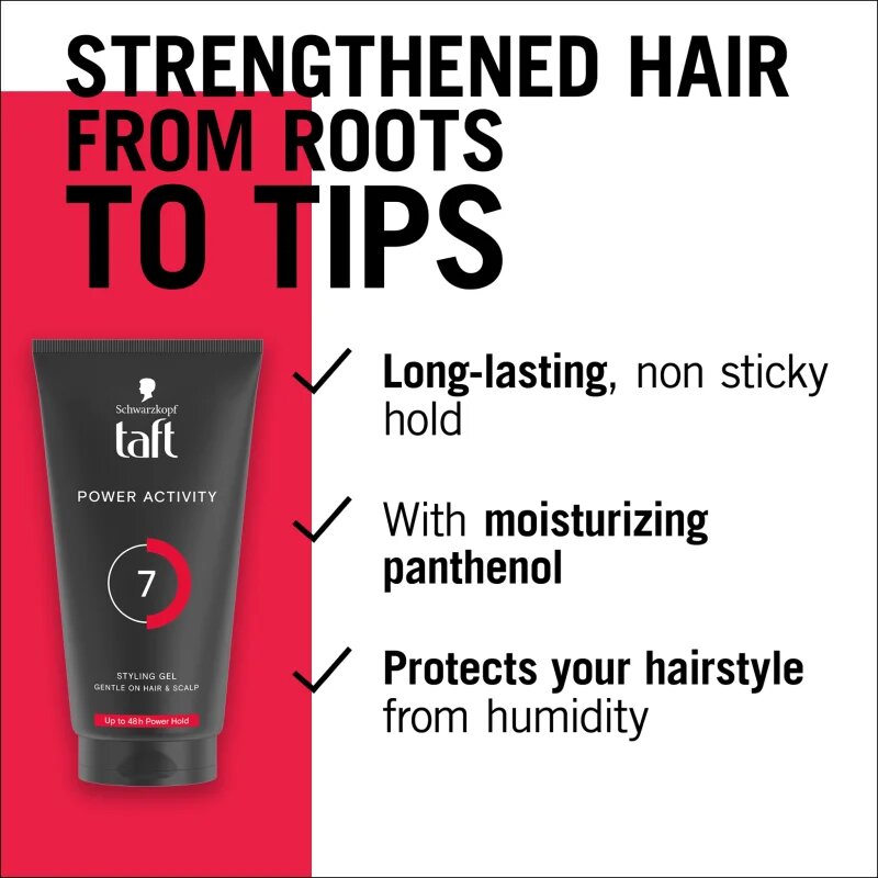 Schwarzkopf Taft Power gel na vlasy se silnou fixací 150 ml
