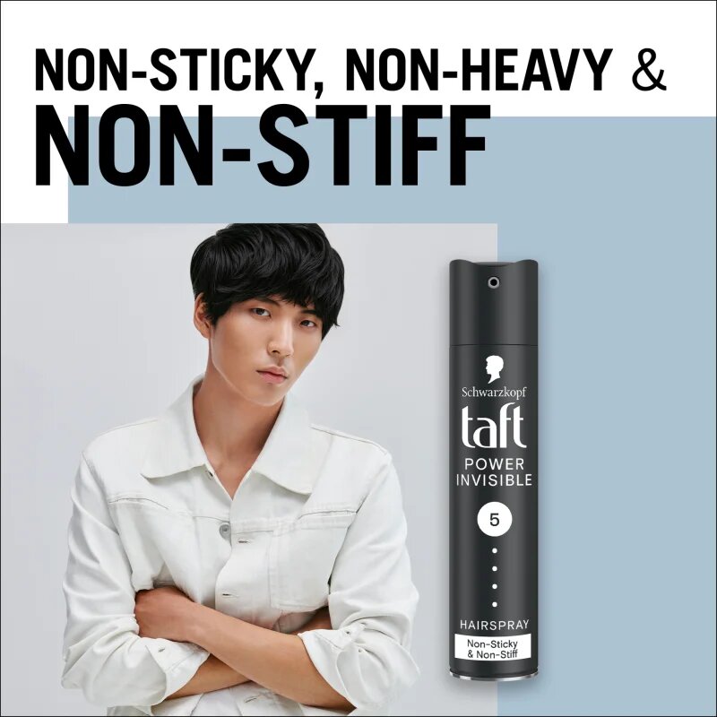 Schwarzkopf Taft Power Invisible lak na vlasy s extra silnou fixací 250 ml