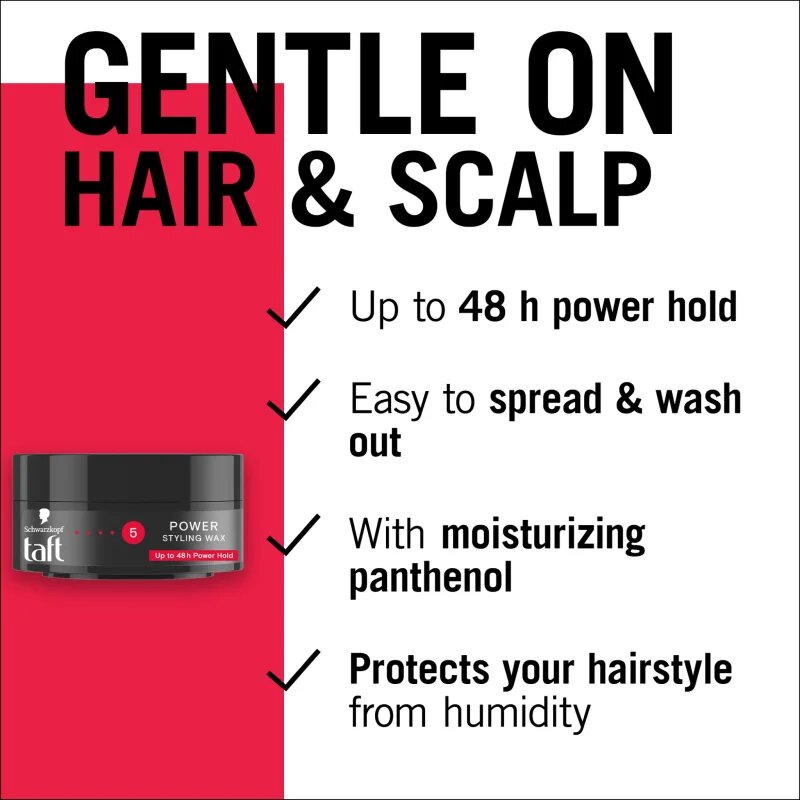 Schwarzkopf Taft Power vosk na vlasy 75 ml