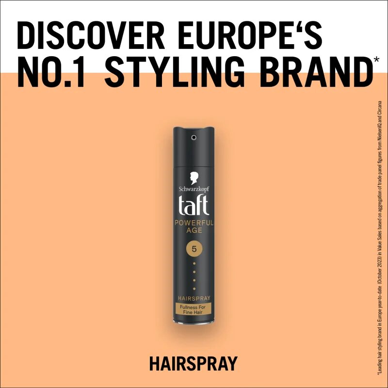 Schwarzkopf Taft Powerful Age lak na vlasy s extra silnou fixací 250 ml