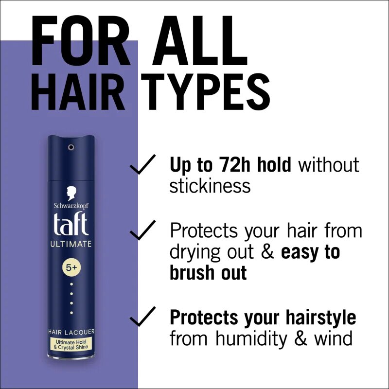 Schwarzkopf Taft Ultimate lak na vlasy s extra silnou fixací 250 ml