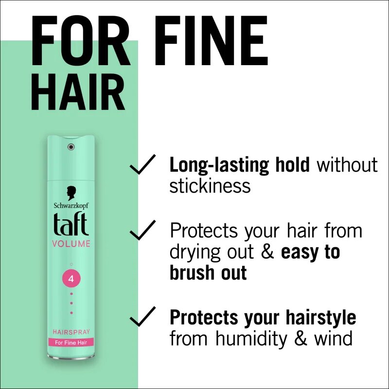 Schwarzkopf Taft Volume lak na vlasy se silnou fixací 250 ml