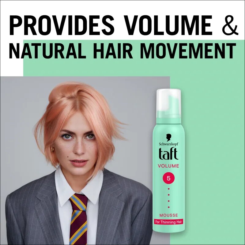 Schwarzkopf Taft Volume pěnové tužidlo pro jemné nebo řídnoucí vlasy 200 ml