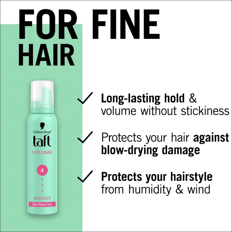 Schwarzkopf Taft Volume pěnové tužidlo pro objem 200 ml