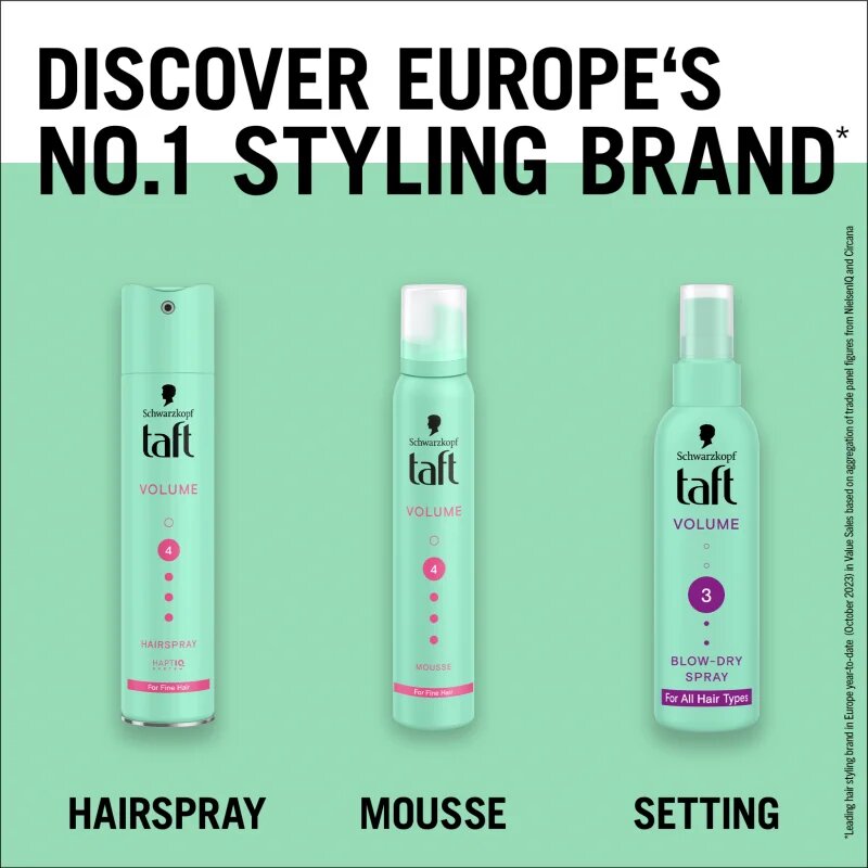 Schwarzkopf Taft Volume sprej na vlasy se střední fixací 150 ml