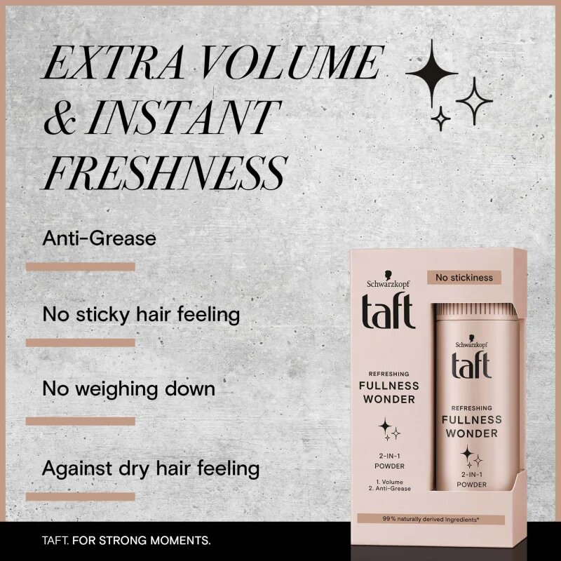 Schwarzkopf Taft Wonders pudr na vlasy pro objem 10 g