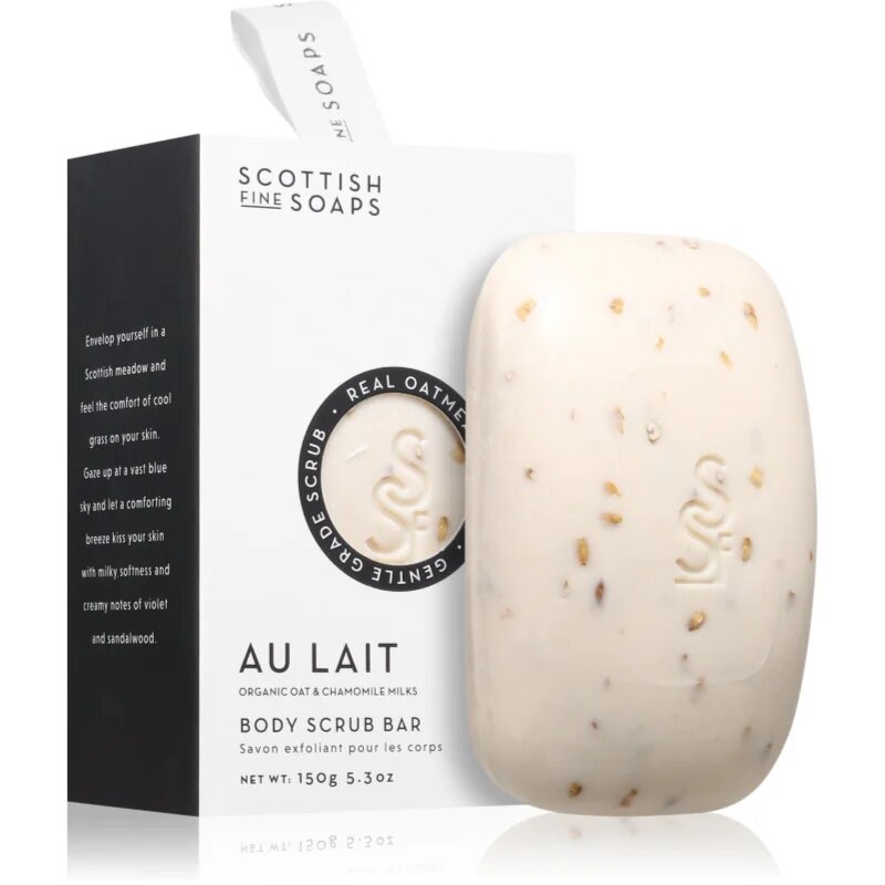 Scottish Fine Soaps Au Lait exfoliační tělové mýdlo 150 g
