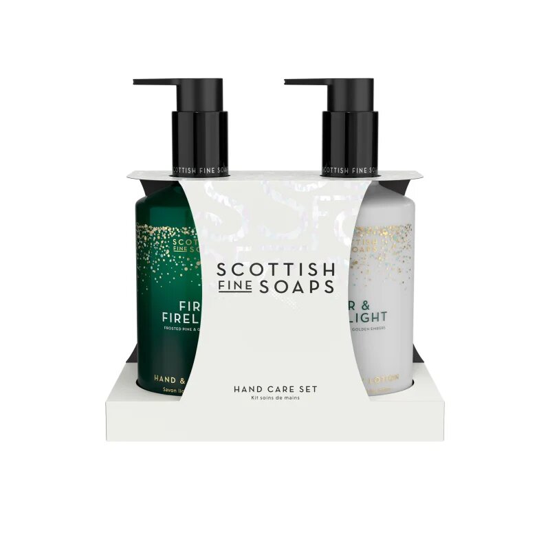 Scottish Fine Soaps Fir & Firelight dárková sada na ruce a tělo