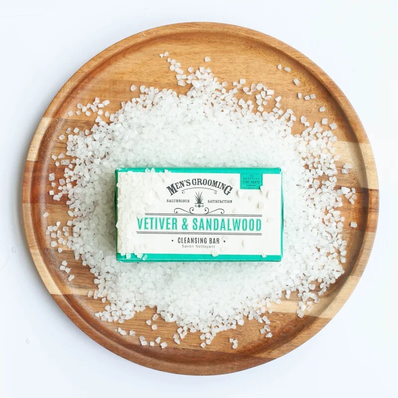 Scottish Fine Soaps Men’s Grooming Vetiver & Sandalwood čisticí tuhé mýdlo pro muže 220 g