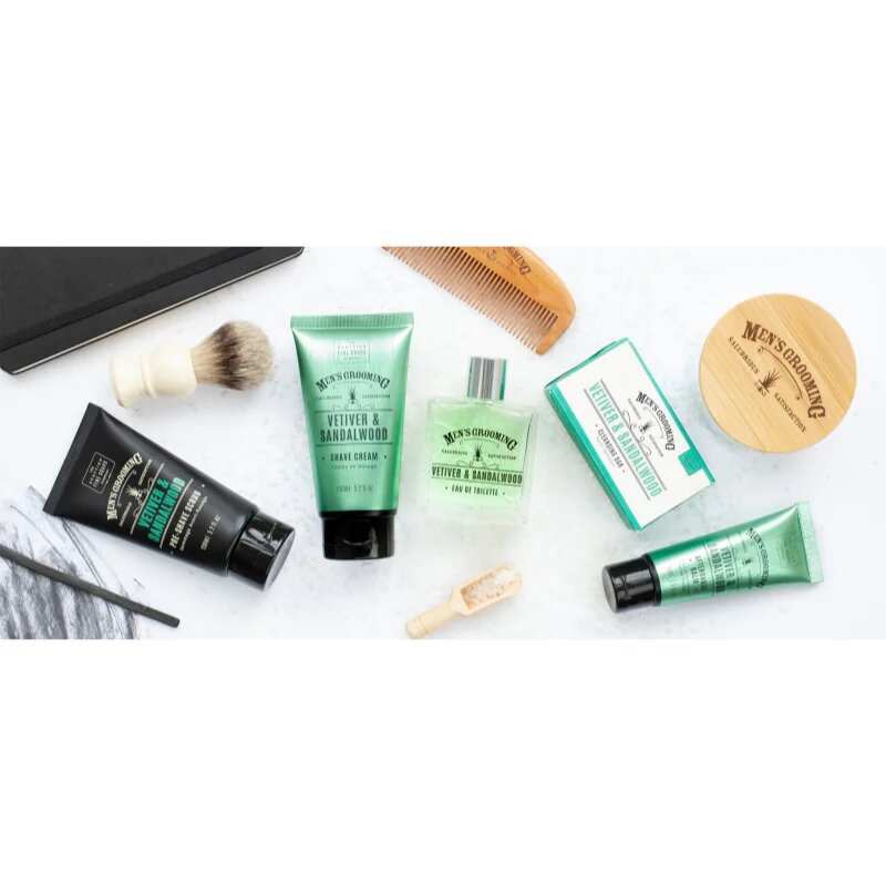 Scottish Fine Soaps Men’s Grooming Vetiver & Sandalwood čisticí tuhé mýdlo pro muže 220 g