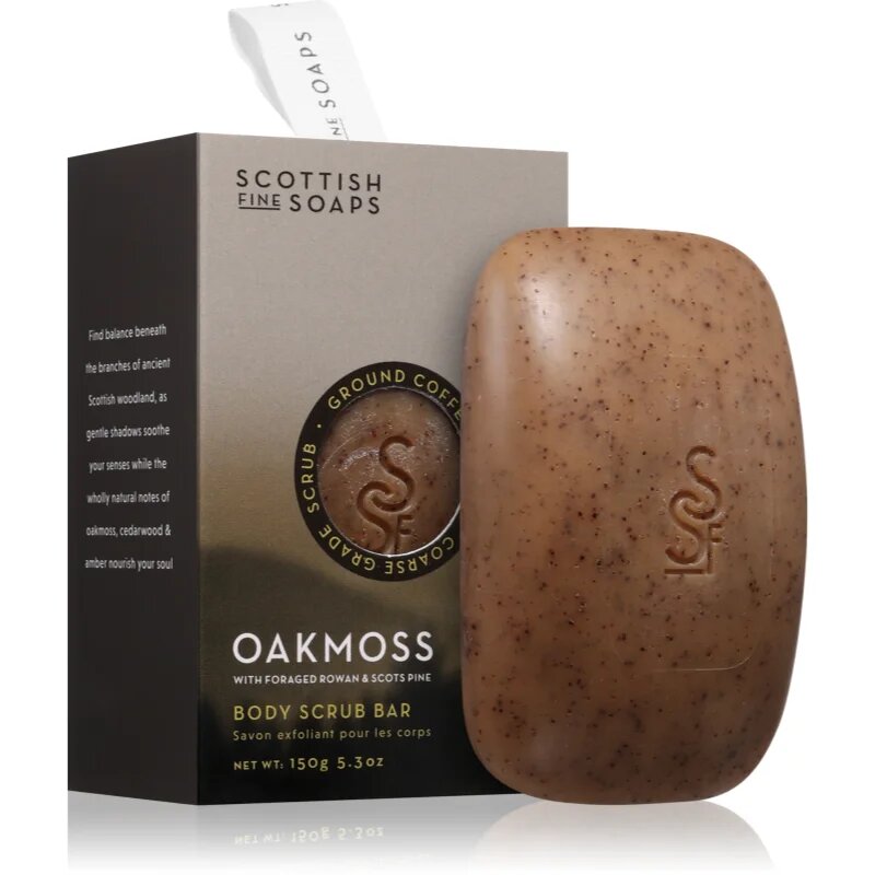 Scottish Fine Soaps Oakmoss exfoliační tělové mýdlo 150 g