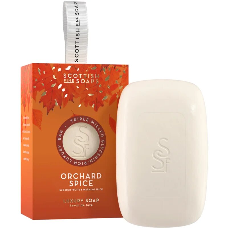 Scottish Fine Soaps Orchard Spice Soap tuhé mýdlo 150 g