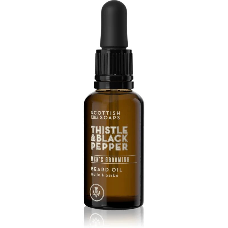 Scottish Fine Soaps Thistle & Black Pepper olej na vousy 30 ml