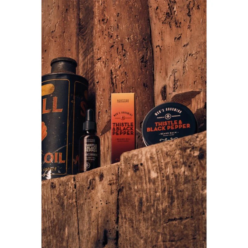 Scottish Fine Soaps Thistle & Black Pepper olej na vousy 30 ml