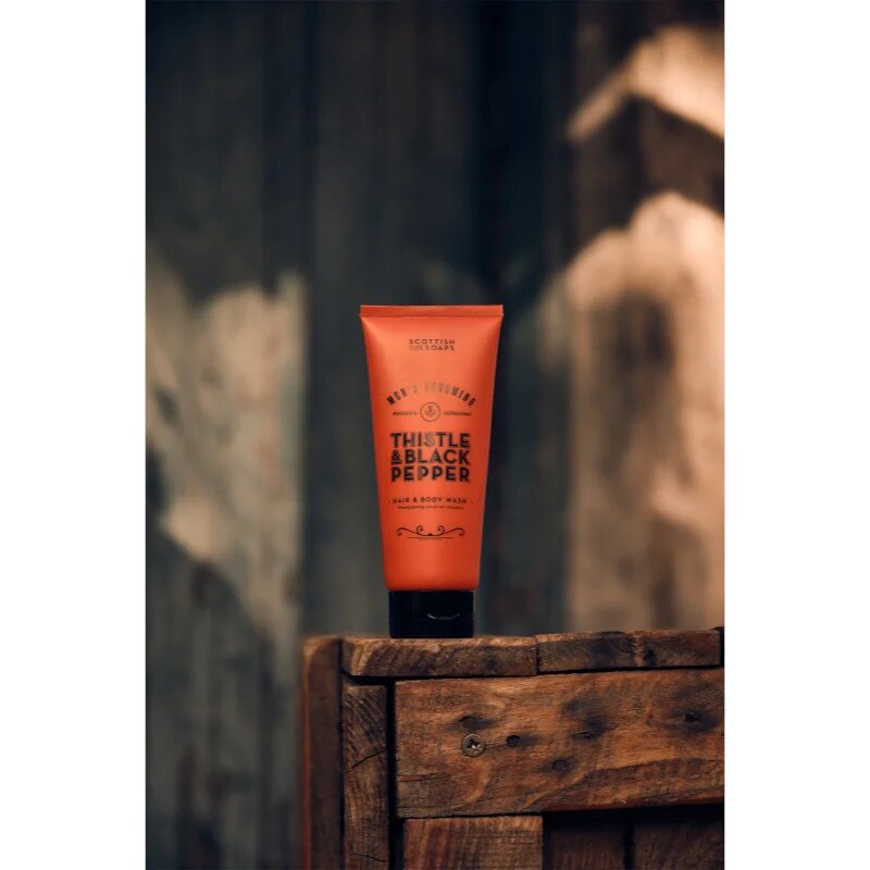Scottish Fine Soaps Thistle & Black Pepper sprchový gel pro muže 200 ml