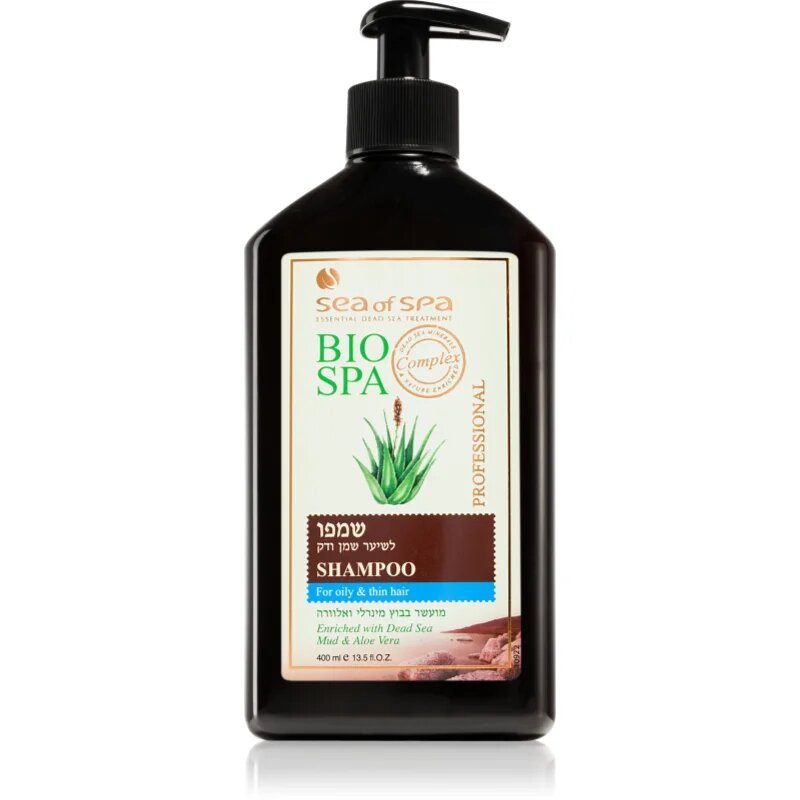 Sea of Spa Bio Spa šampon pro jemné a mastné vlasy 400 ml