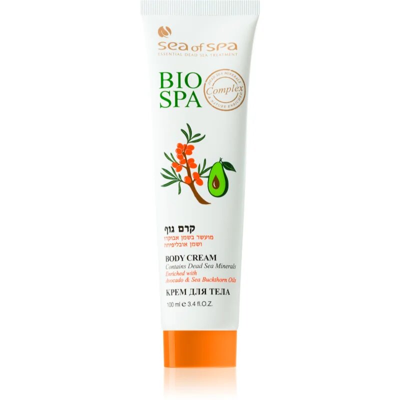Sea of Spa Bio Spa tělový krém s avokádem a rakytníkem 100 ml