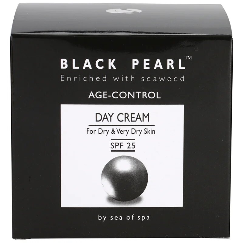Sea of Spa Black Pearl denní protivráskový krém pro suchou až velmi suchou pleť SPF 25 50 ml