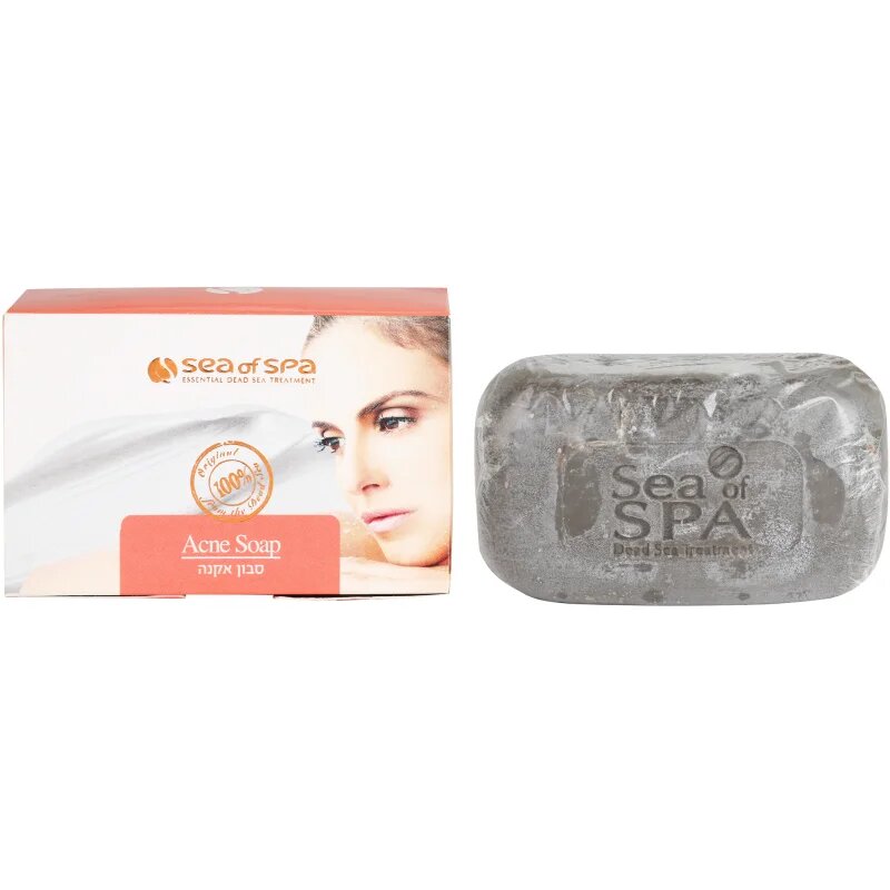 Sea of Spa Essential Dead Sea Treatment tuhé mýdlo proti akné 125 g