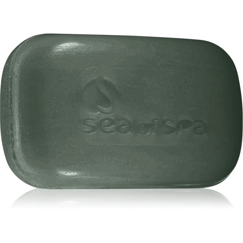 Sea of Spa Essential Dead Sea Treatment tuhé mýdlo s černým bahnem 125 g