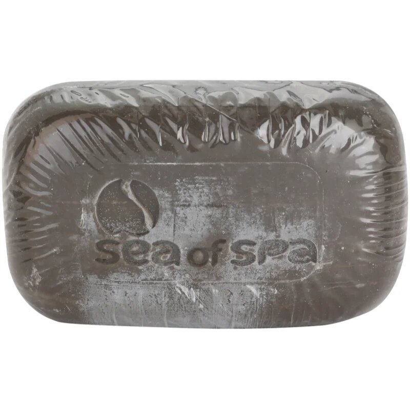Sea of Spa Essential Dead Sea Treatment tuhé mýdlo s černým bahnem 125 g