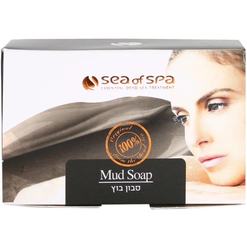 Sea of Spa Essential Dead Sea Treatment tuhé mýdlo s černým bahnem 125 g