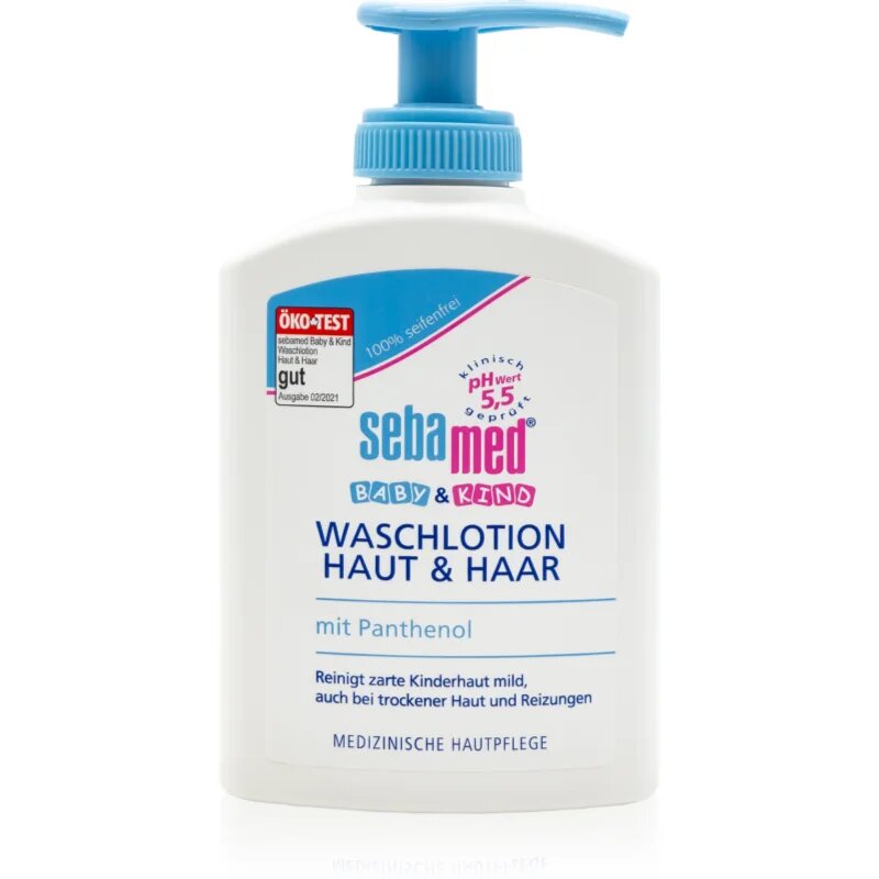 Sebamed Baby mycí emulze na tělo a vlasy s pumpičkou 200 ml