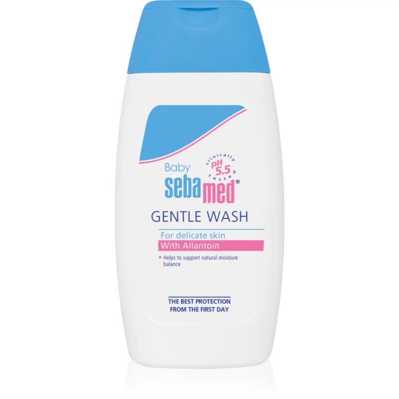 Sebamed Baby Wash velmi jemná mycí emulze na tělo a vlasy 200 ml