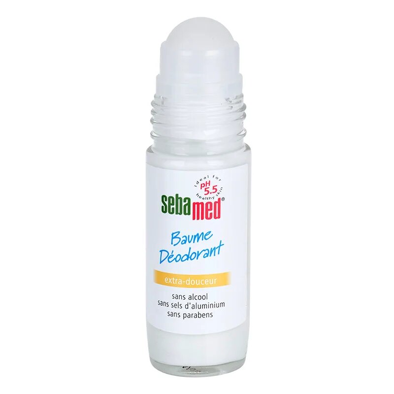 Sebamed Body Care Balsam Deo Sensitive jemný roll-on balzám pro citlivou a depilovanou pokožku 50 ml