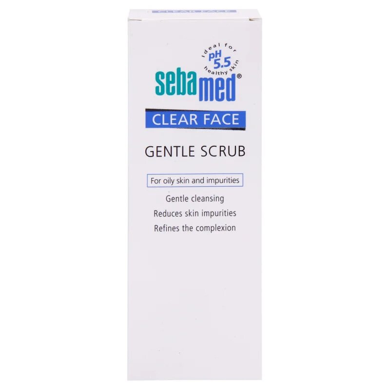 Sebamed Clear Face Gentle Scrub jemný pleťový peeling 150 ml