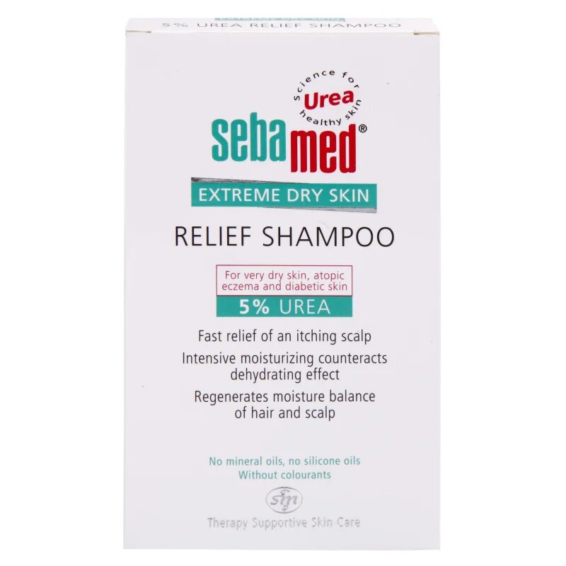 Sebamed Extreme Dry Skin zklidňující šampon pro velmi suché vlasy 5% Urea 200 ml