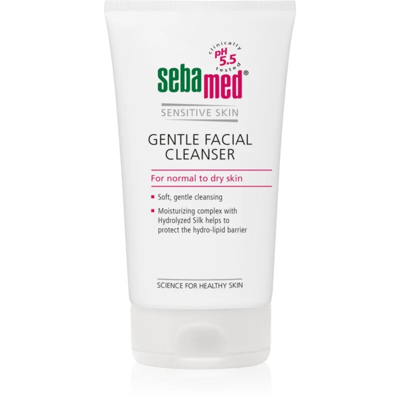 Sebamed Sensitive Skin velmi jemná mycí emulze na obličej 150 ml
