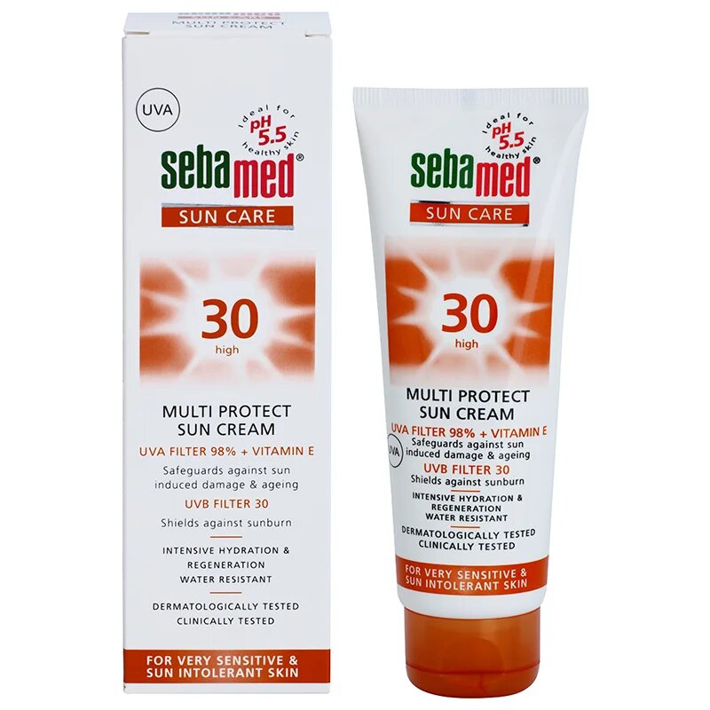 Sebamed Sun Care Multi Protect Sun Cream opalovací krém SPF 30 75 ml
