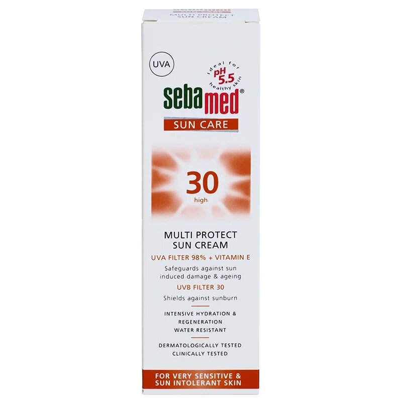 Sebamed Sun Care Multi Protect Sun Cream opalovací krém SPF 30 75 ml