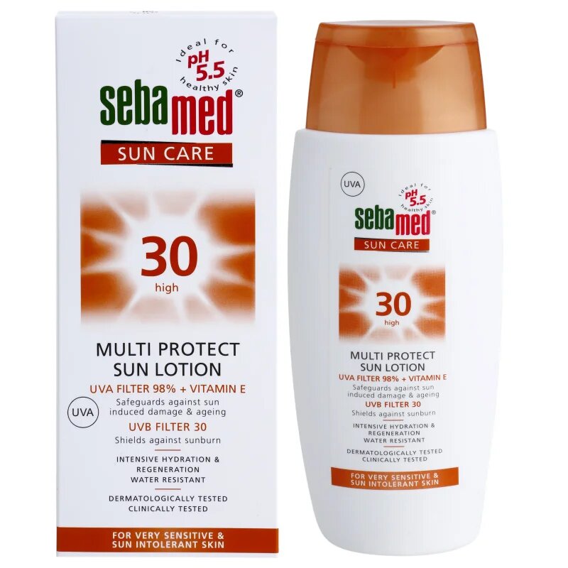 Sebamed Sun Care Multi Protect Sun Lotion opalovací mléko SPF 30 150 ml