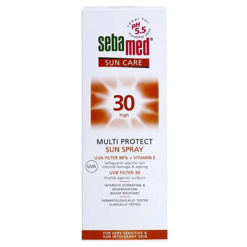 Sebamed Sun Care Multi Protect Sun Spray opalovací sprej pro citlivou pokožku SPF 30 150 ml