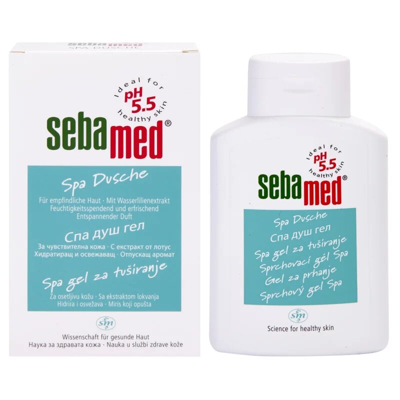 Sebamed Wash Sensitive skin sprchový gel Spa 200 ml