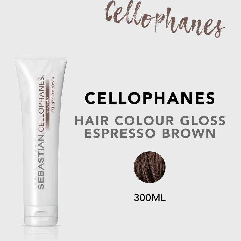 Sebastian Professional Cellophanes maska navracející lesk barveným vlasům odstín Espresso Brown 300 ml