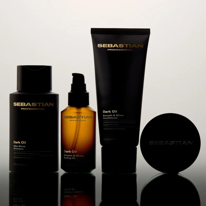 Sebastian Professional Dark Oil hydratační šampon pro lesk a hebkost vlasů 50 ml