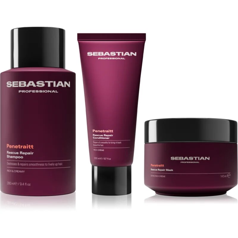 Sebastian Professional Penetraitt Bundle sada pro poškozené chemicky ošetřené vlasy