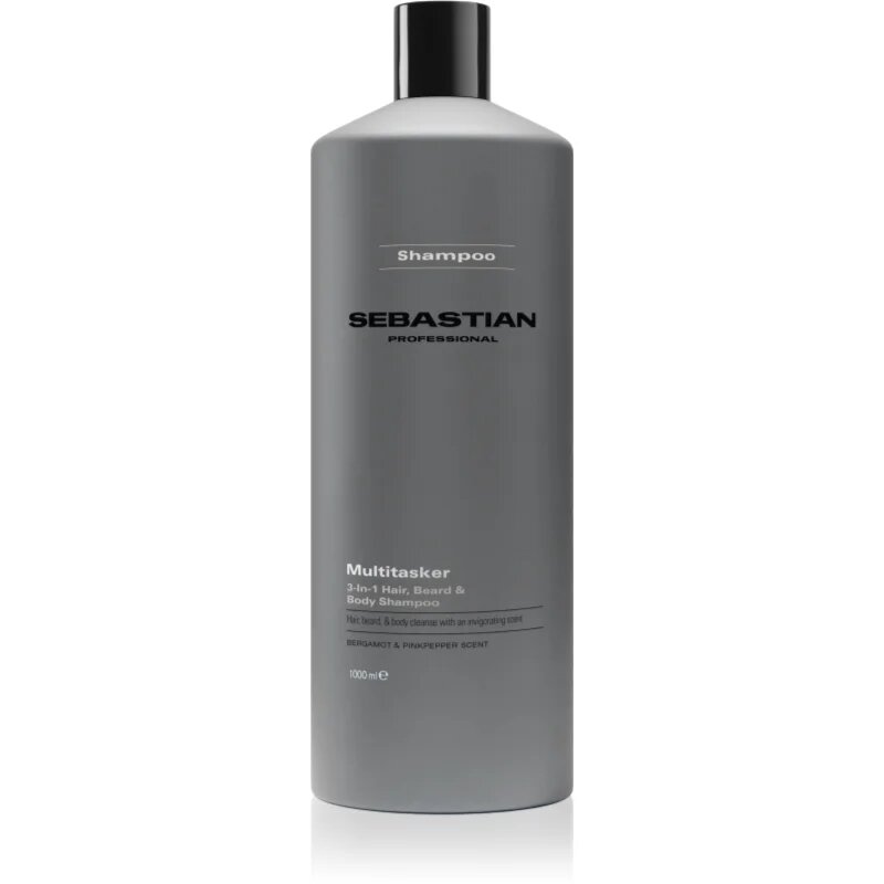 Sebastian Professional SEB MAN The Multi-tasker šampon na vlasy vousy a tělo 1000 ml