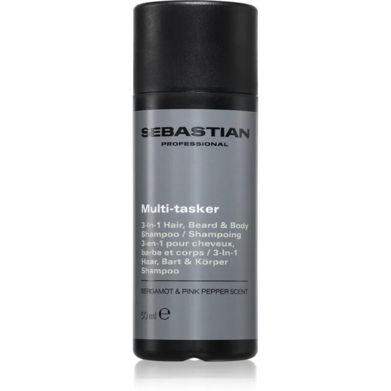 Sebastian Professional SEB MAN The Multi-tasker šampon na vlasy vousy a tělo 50 ml