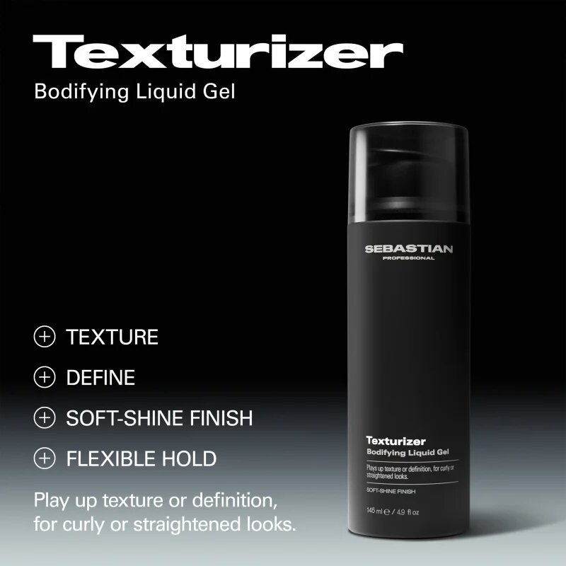 Sebastian Professional Texturizer gel na vlasy pro objem a lesk 145 ml