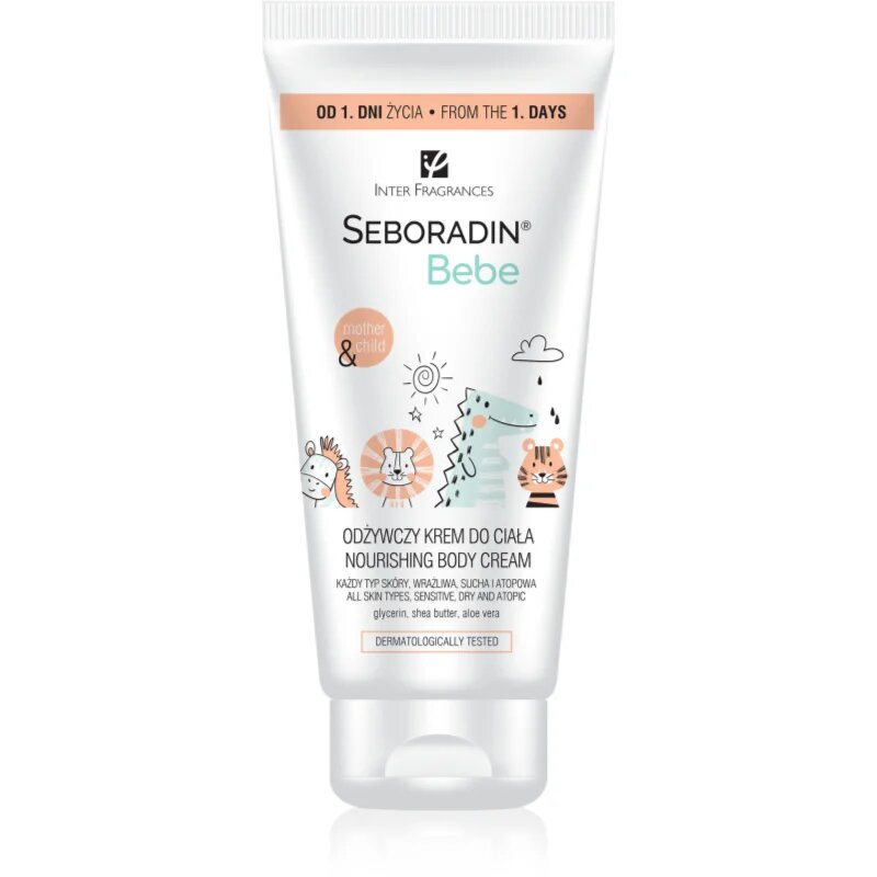 Seboradin Bebe výživný tělový krém pro děti 200 ml