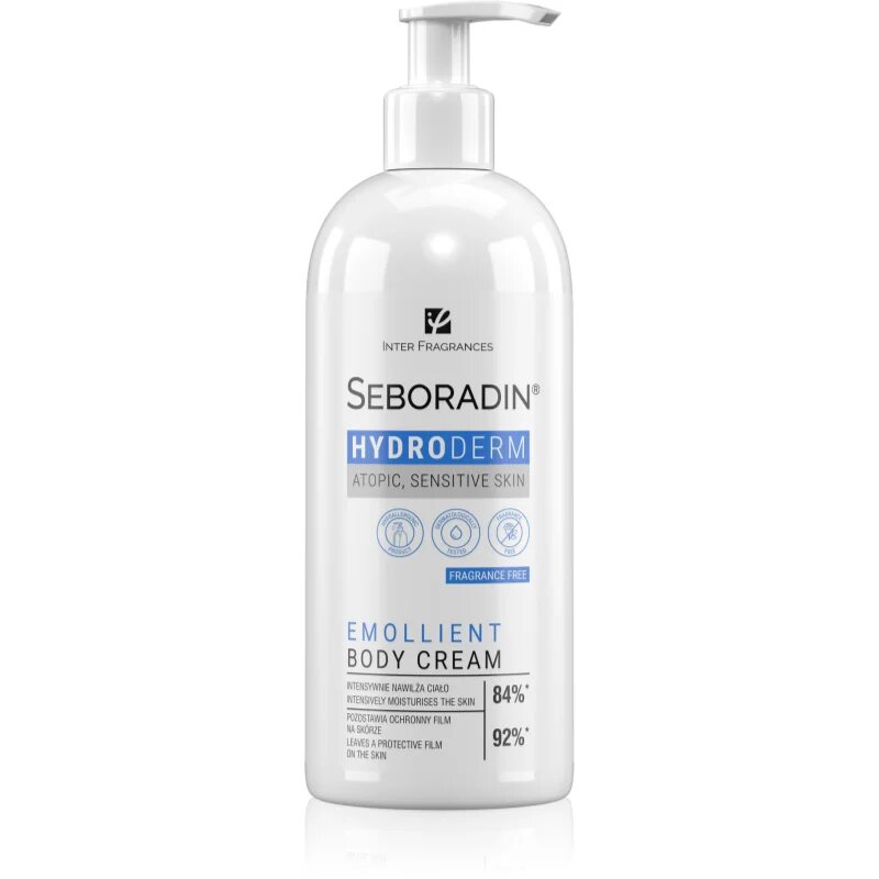 Seboradin Hydroderm tělový krém pro suchou a citlivou pokožku 400 ml