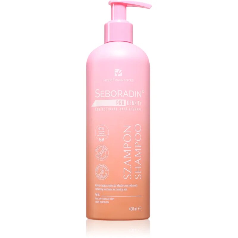 Seboradin PRO DENSITY Thickening Shampoo zhušťující šampon pro řídnoucí vlasy 400 ml